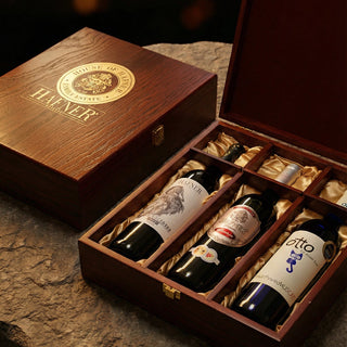 Edle Wein-Geschenkbox in drei Varianten
